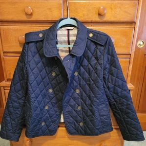 Navy Burberry Jacket
